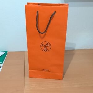 Hermès Orange Gift Bag